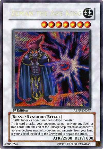 Zeman the Ape King [ABPF-EN097] Secret Rare | Deep Dive Games St. Marys