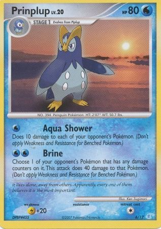 Prinplup (6/12) [Diamond & Pearl: Trainer Kit - Manaphy] | Deep Dive Games St. Marys