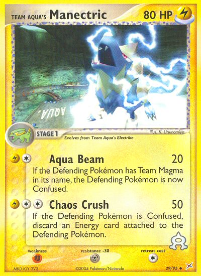 Team Aqua's Manectric (29/95) [EX: Team Magma vs Team Aqua] | Deep Dive Games St. Marys