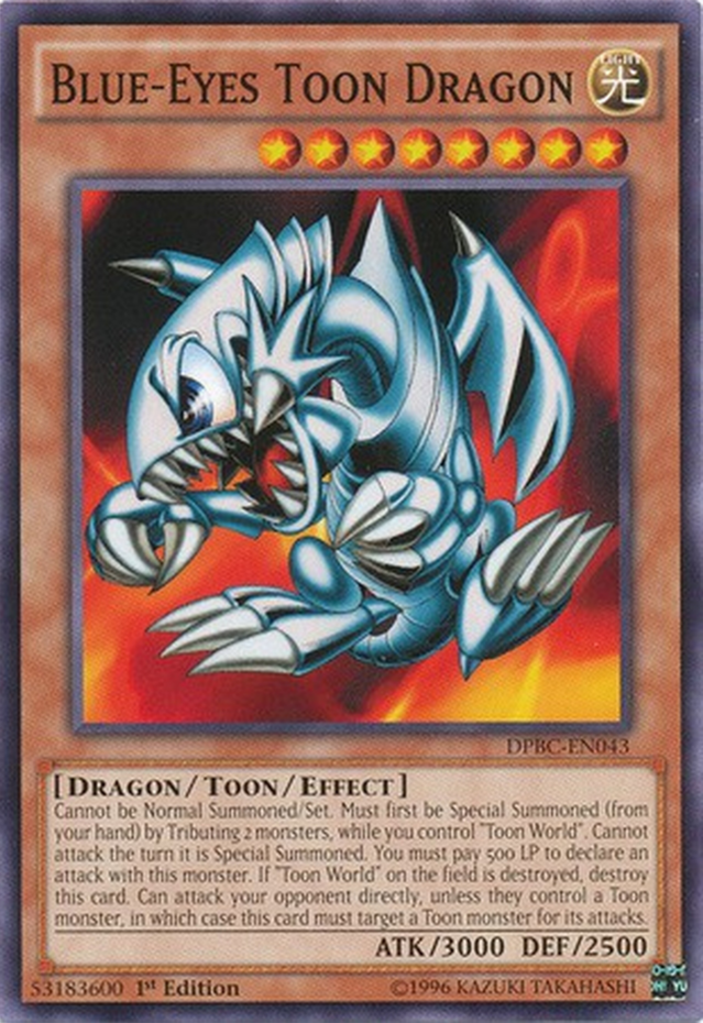 Blue-Eyes Toon Dragon [DPBC-EN043] Common | Deep Dive Games St. Marys