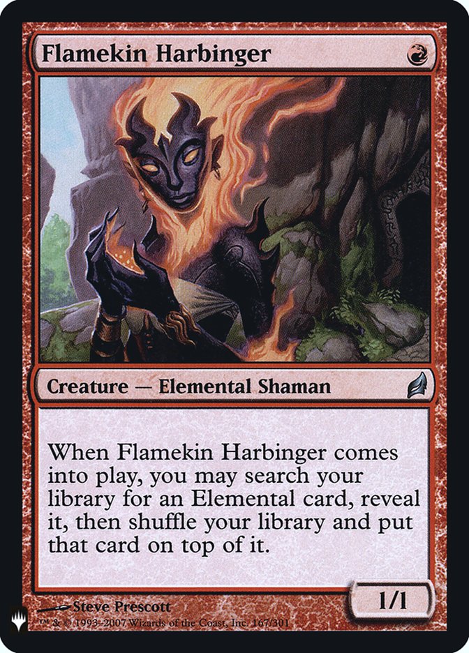 Flamekin Harbinger [Mystery Booster] | Deep Dive Games St. Marys