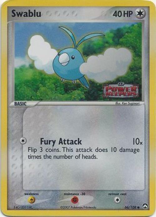 Swablu (66/108) (Stamped) [EX: Power Keepers] | Deep Dive Games St. Marys