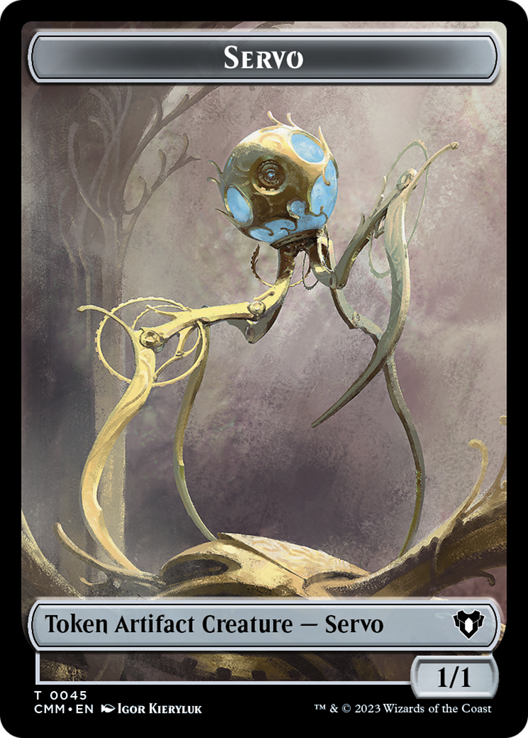 Servo Token [Commander Masters Tokens] | Deep Dive Games St. Marys