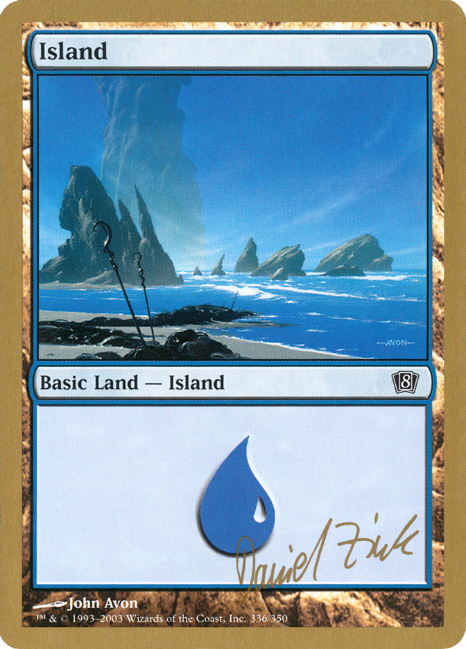 Island (dz336) (Daniel Zink) [World Championship Decks 2003] | Deep Dive Games St. Marys