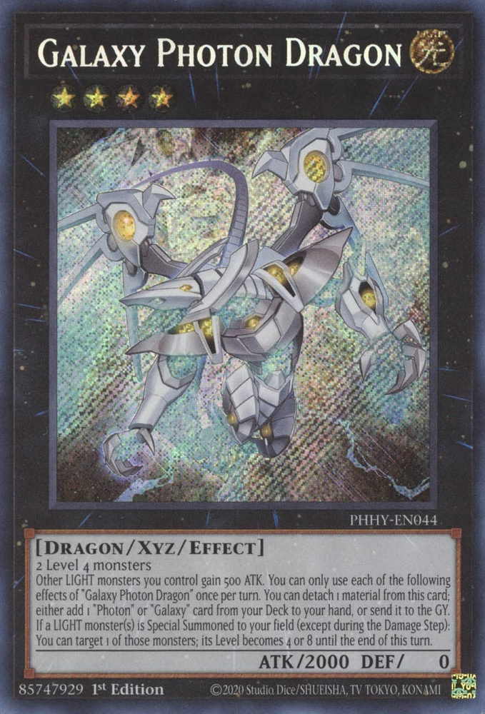 Galaxy Photon Dragon [PHHY-EN044] Secret Rare | Deep Dive Games St. Marys