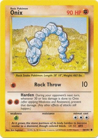 Onix (56/102) [Base Set Unlimited] | Deep Dive Games St. Marys