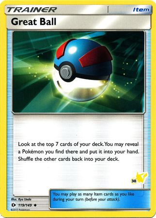 Great Ball (119/149) (Pikachu Stamp #38) [Battle Academy 2020] | Deep Dive Games St. Marys