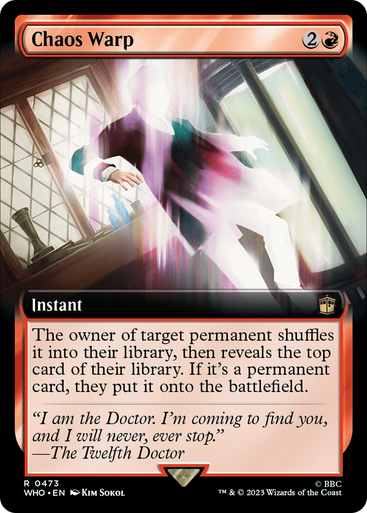 Chaos Warp (Extended Art) [Doctor Who] | Deep Dive Games St. Marys