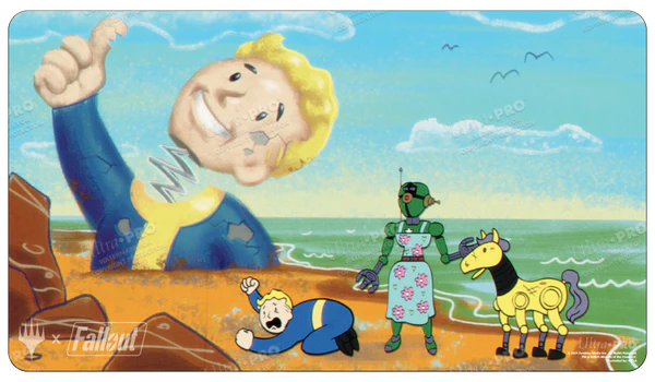 Ultra Pro Playmat Magic the Gathering Universes Beyond Fallout V3 | Deep Dive Games St. Marys
