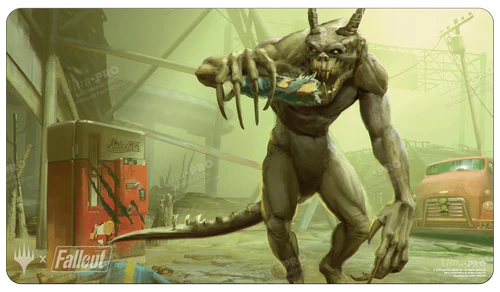 Fallout® Tarmogoyf Standard Gaming Playmat for Magic: The Gathering | Deep Dive Games St. Marys