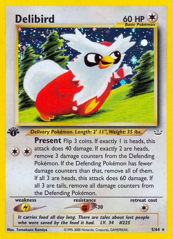 Delibird (5/64) [Neo Revelation 1st Edition] | Deep Dive Games St. Marys