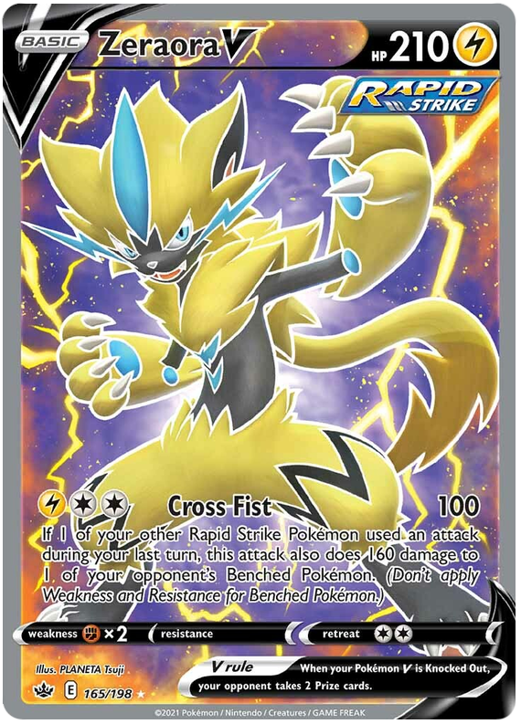 Zeraora V (165/198) [Sword & Shield: Chilling Reign] | Deep Dive Games St. Marys