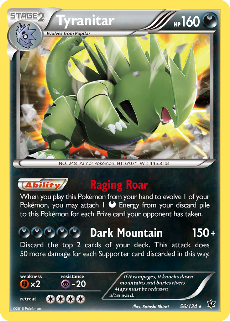 Tyranitar (56/124) [XY: Fates Collide] | Deep Dive Games St. Marys