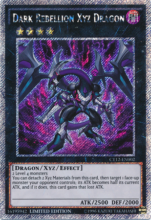 Dark Rebellion Xyz Dragon [CT12-EN002] Secret Rare | Deep Dive Games St. Marys