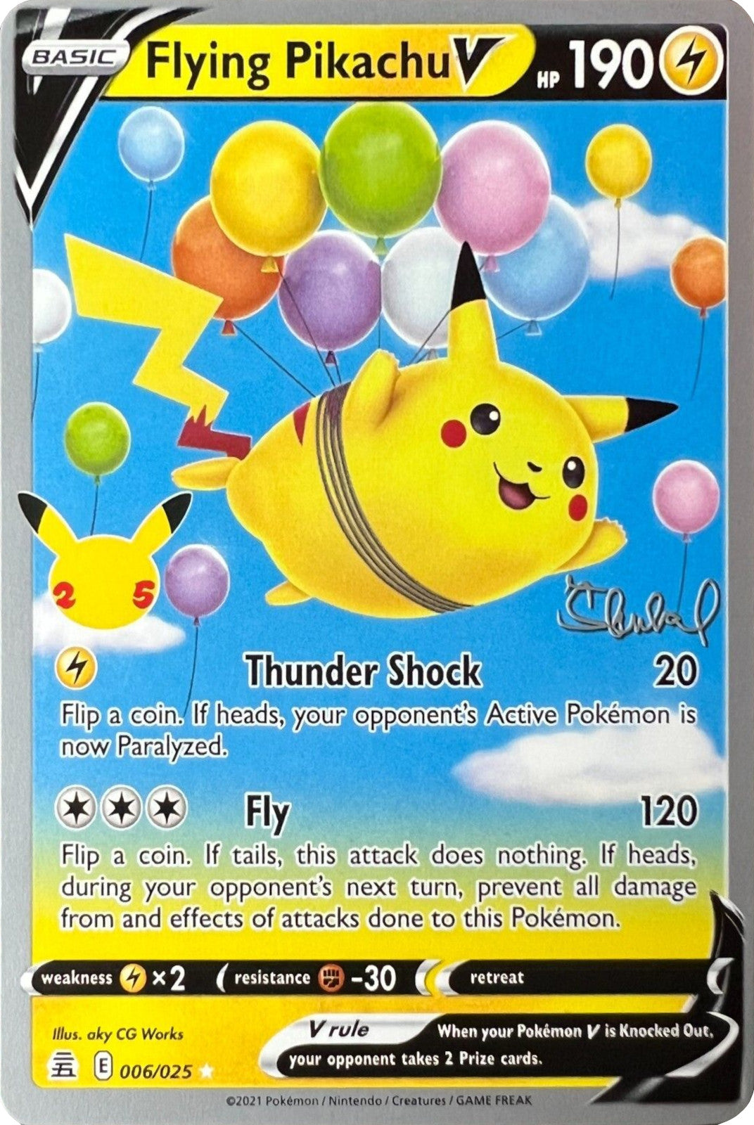 Flying Pikachu V (006/025) (ADP - Ondrej Skubal) [World Championships 2022] | Deep Dive Games St. Marys