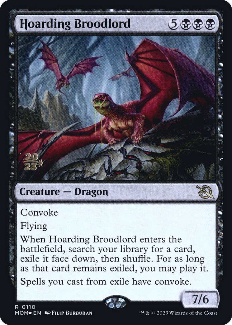 Hoarding Broodlord [March of the Machine Prerelease Promos] | Deep Dive Games St. Marys