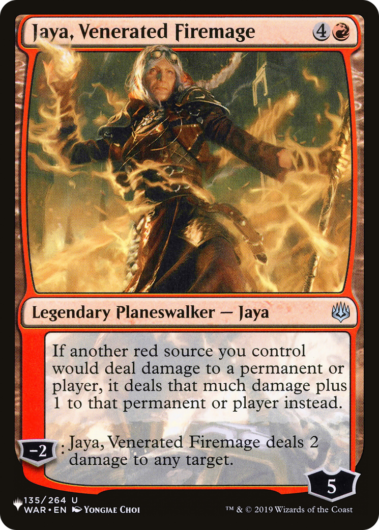 Jaya, Venerated Firemage [The List] | Deep Dive Games St. Marys