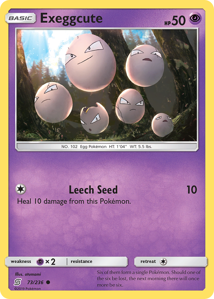 Exeggcute (73/236) [Sun & Moon: Unified Minds] | Deep Dive Games St. Marys