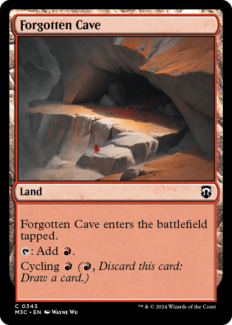 Forgotten Cave (Ripple Foil) [Modern Horizons 3 Commander] | Deep Dive Games St. Marys