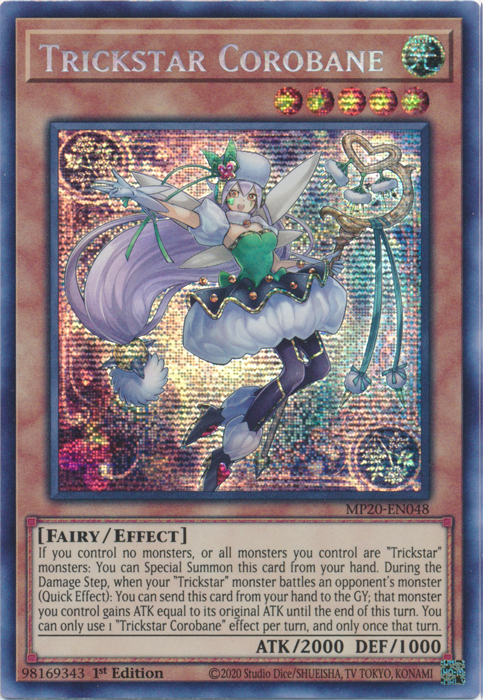 Trickstar Corobane [MP20-EN048] Prismatic Secret Rare | Deep Dive Games St. Marys