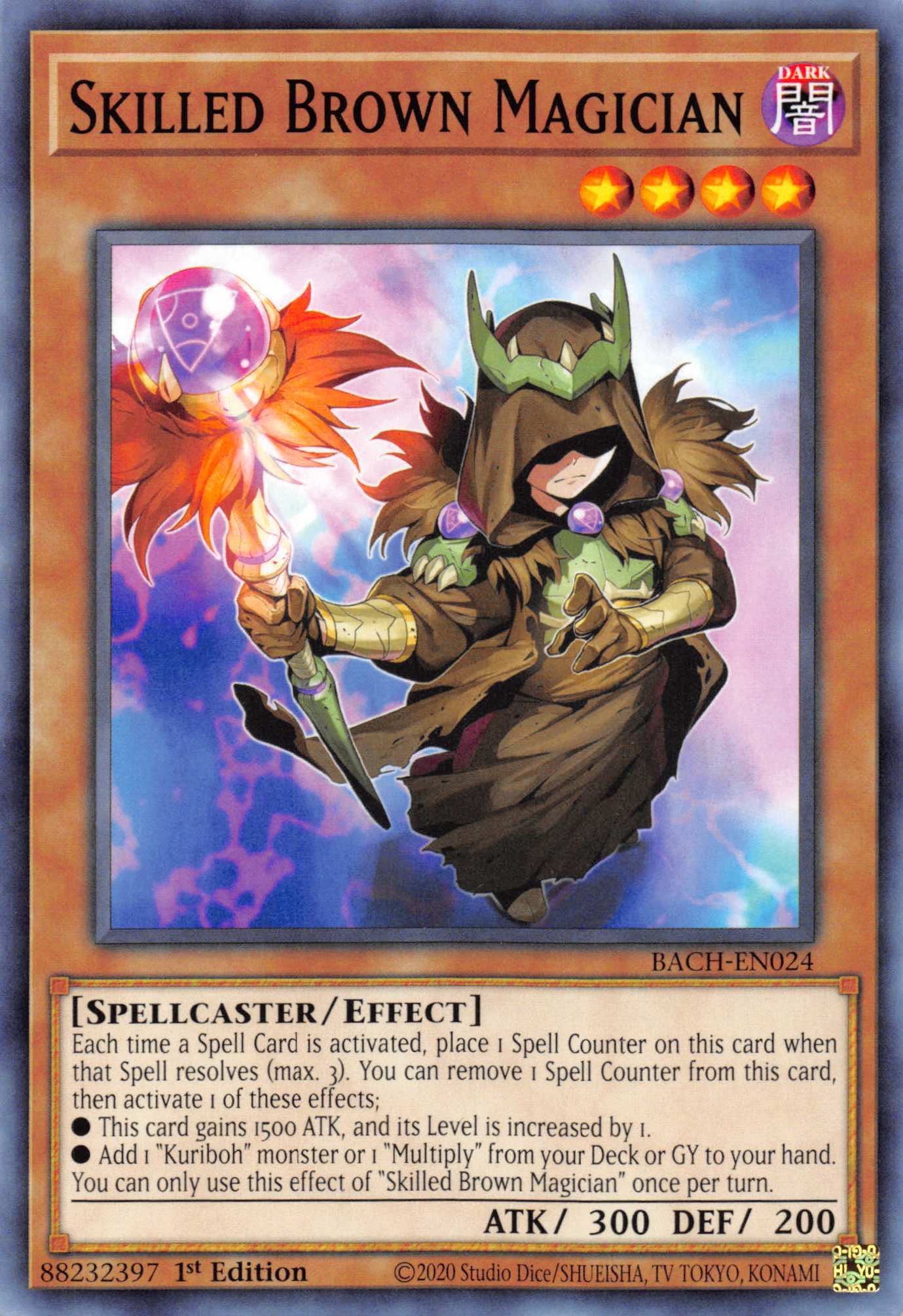 Skilled Brown Magician [BACH-EN024] Common | Deep Dive Games St. Marys