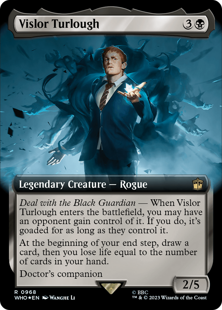 Vislor Turlough (Extended Art) (Surge Foil) [Doctor Who] | Deep Dive Games St. Marys