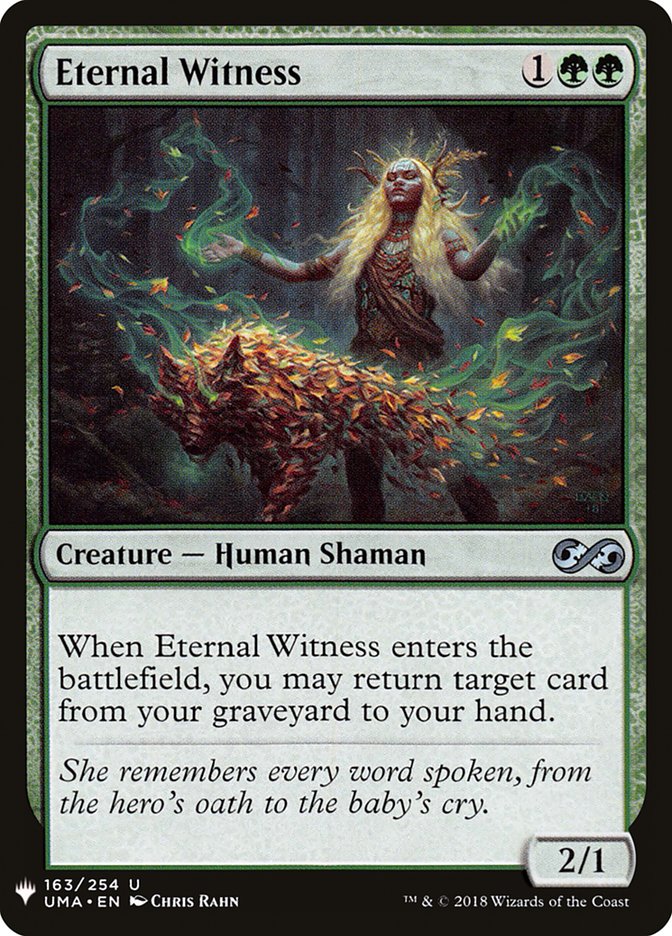 Eternal Witness [Mystery Booster] | Deep Dive Games St. Marys