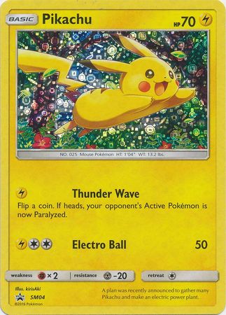 Pikachu (SM04) (General Mills Promo) [Sun & Moon: Black Star Promos] | Deep Dive Games St. Marys