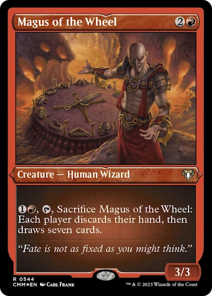 Magus of the Wheel (Foil Etched) [Commander Masters] | Deep Dive Games St. Marys