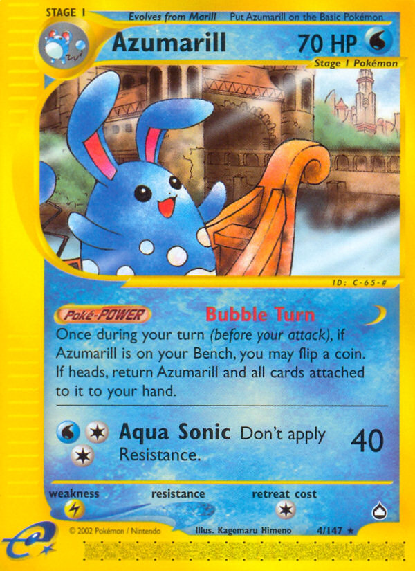 Azumarill (4/147) [Aquapolis] | Deep Dive Games St. Marys