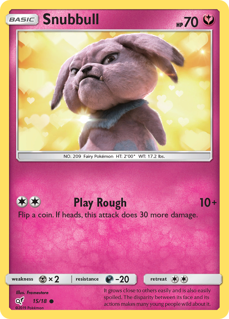 Snubbull (15/18) [Sun & Moon: Detective Pikachu] | Deep Dive Games St. Marys