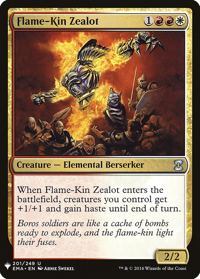 Flame-Kin Zealot [Mystery Booster] | Deep Dive Games St. Marys