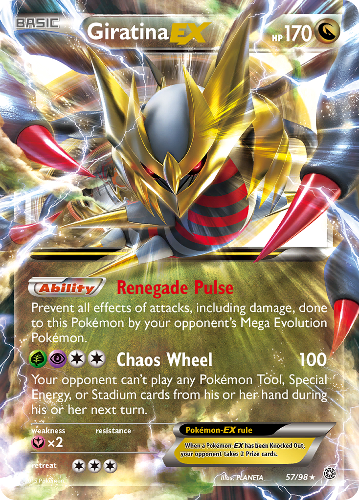 Giratina EX (57/98) [XY: Ancient Origins] | Deep Dive Games St. Marys