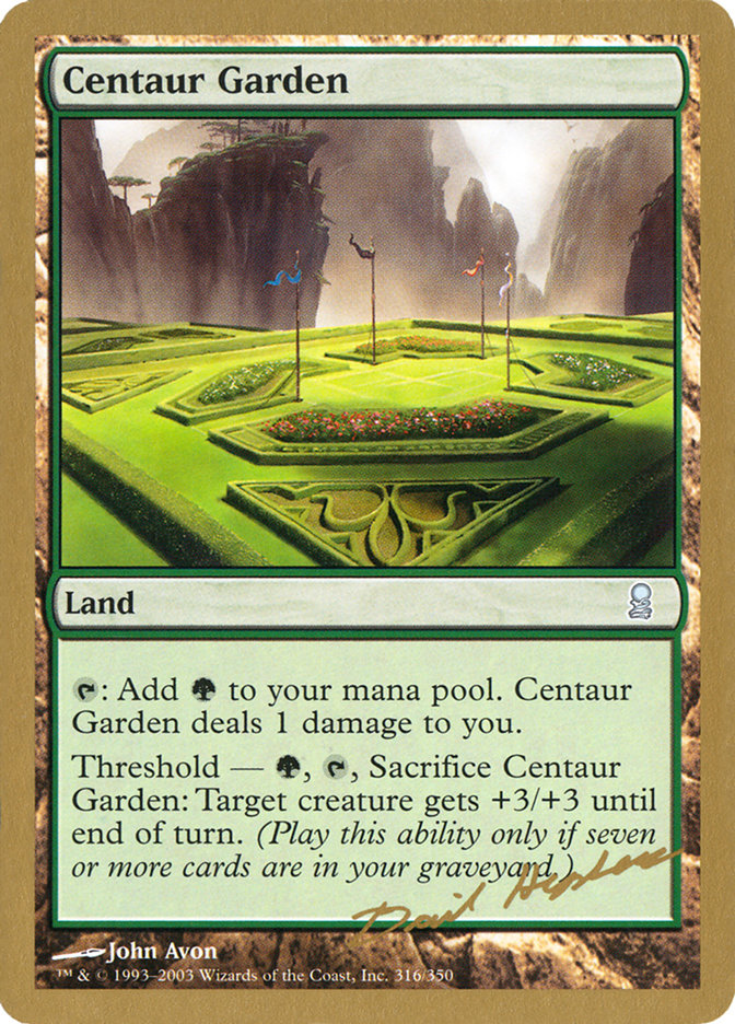 Centaur Garden (Dave Humpherys) [World Championship Decks 2003] | Deep Dive Games St. Marys