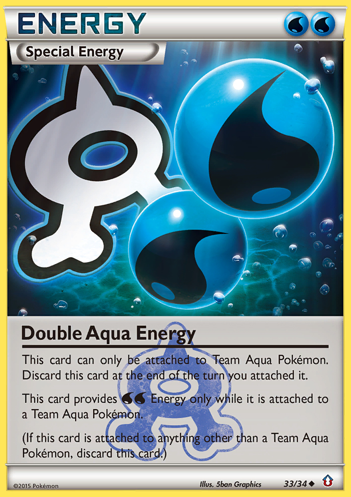 Double Aqua Energy (33/34) [XY: Double Crisis] | Deep Dive Games St. Marys