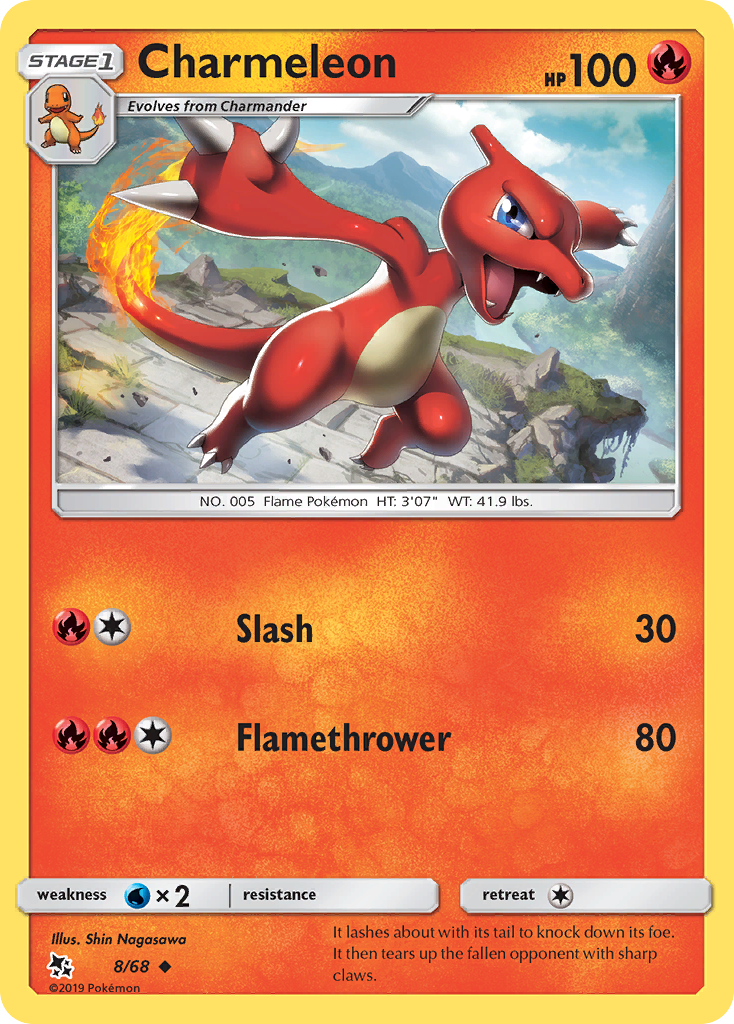 Charmeleon (8/68) [Sun & Moon: Hidden Fates] | Deep Dive Games St. Marys