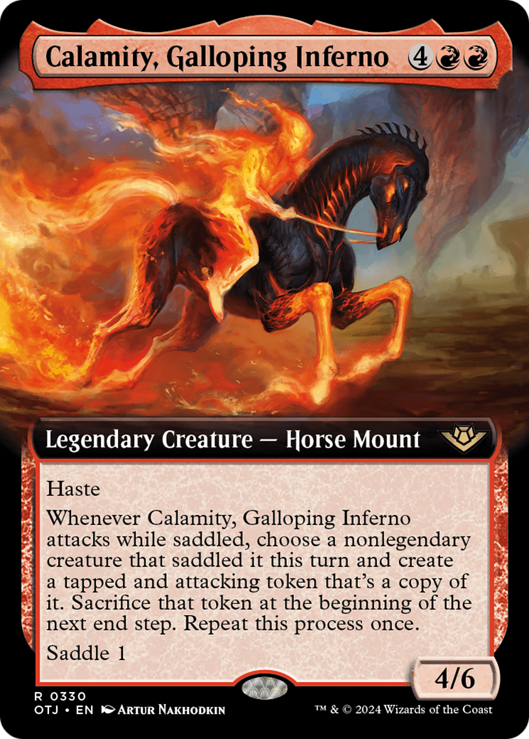 Calamity, Galloping Inferno (Extended Art) [Outlaws of Thunder Junction] | Deep Dive Games St. Marys