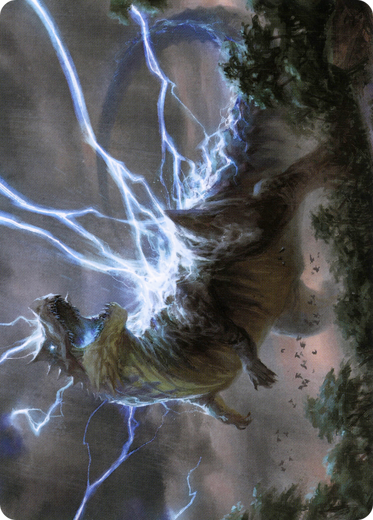 Thrasta, Tempest's Roar Art Card (41) [Modern Horizons 2 Art Series] | Deep Dive Games St. Marys