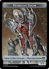 Phyrexian Golem // Ox Double-Sided Token [Commander Masters Tokens] | Deep Dive Games St. Marys