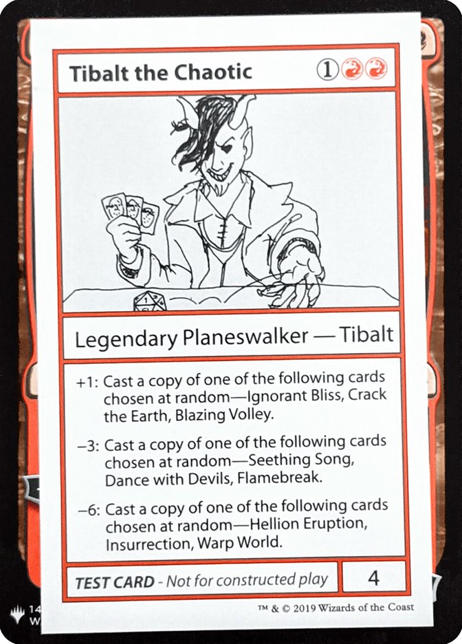 Tibalt the Chaotic [Mystery Booster Playtest Cards] | Deep Dive Games St. Marys