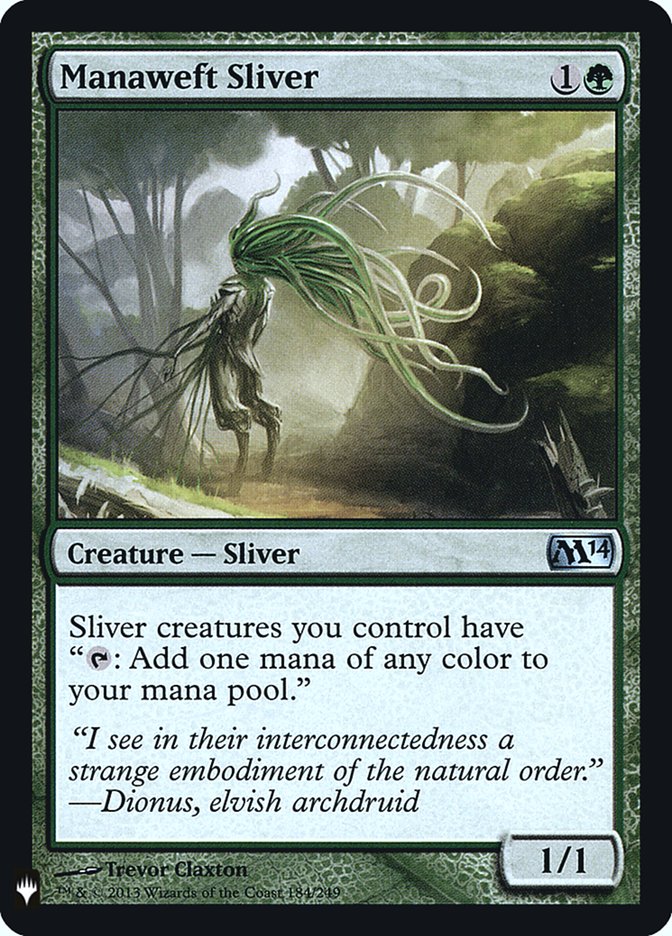 Manaweft Sliver [Mystery Booster] | Deep Dive Games St. Marys