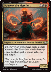 Kaervek the Merciless [Duskmourn: House of Horror Commander] | Deep Dive Games St. Marys