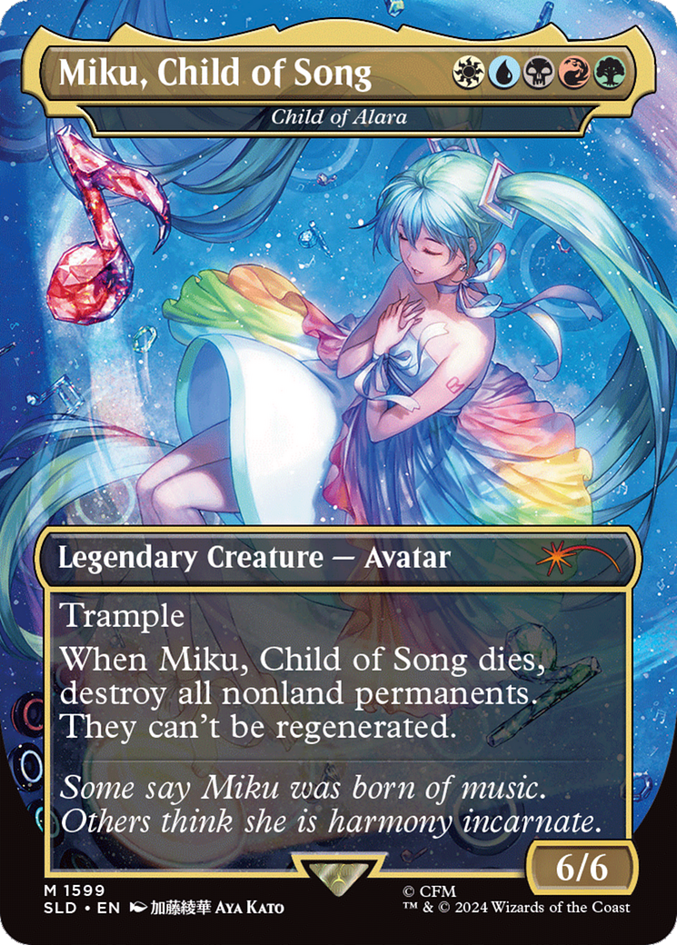 Miku, Child of Song - Child of Alara [Secret Lair Drop Series] | Deep Dive Games St. Marys