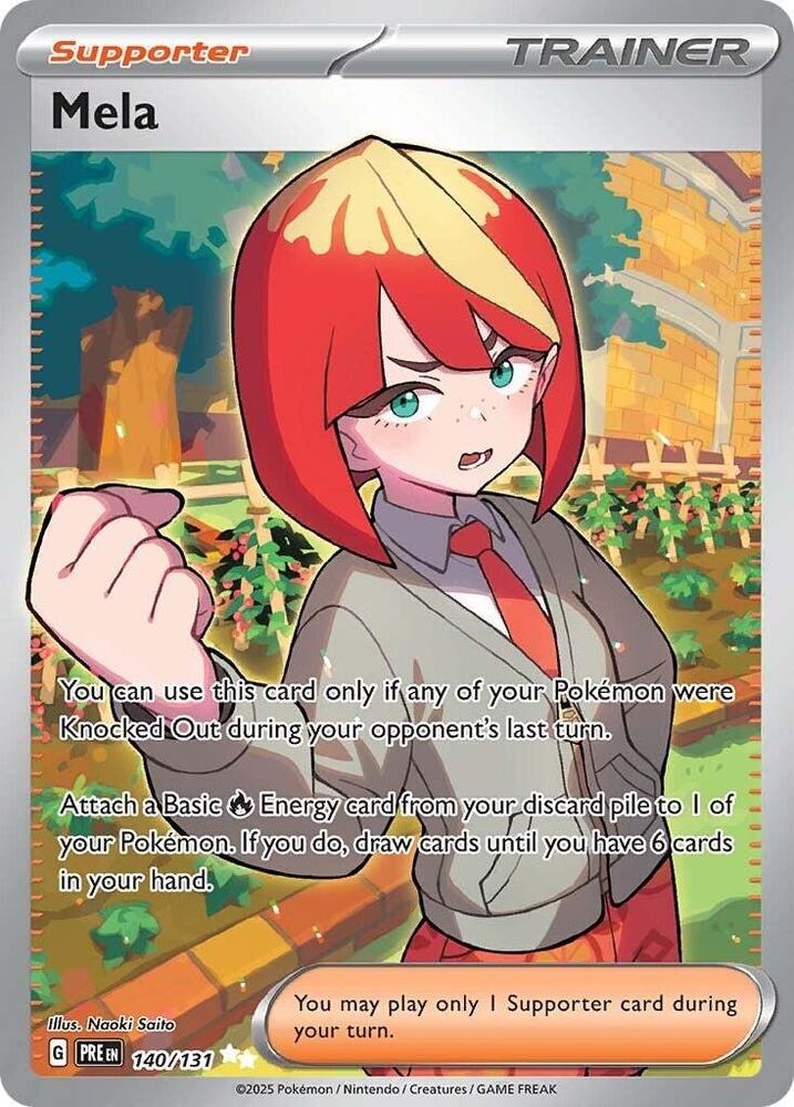Mela (140/131) [Scarlet & Violet: Prismatic Evolutions] | Deep Dive Games St. Marys