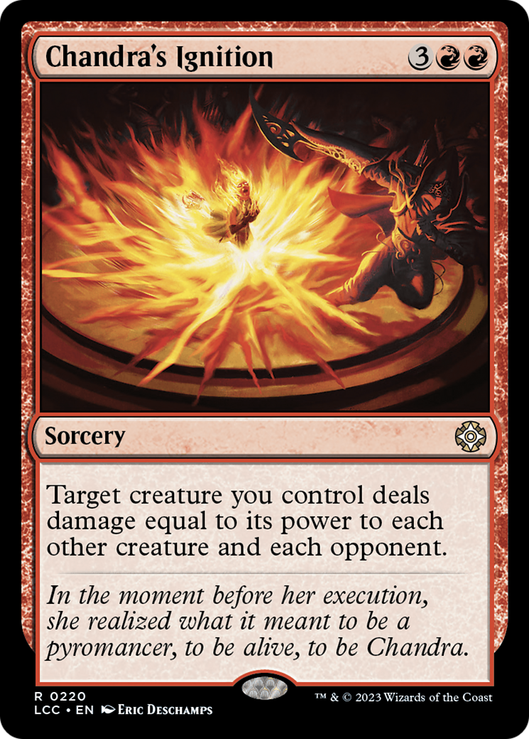 Chandra's Ignition [The Lost Caverns of Ixalan Commander] | Deep Dive Games St. Marys