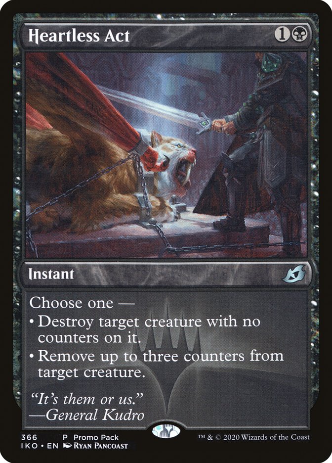 Heartless Act (Promo Pack) [Ikoria: Lair of Behemoths Promos] | Deep Dive Games St. Marys