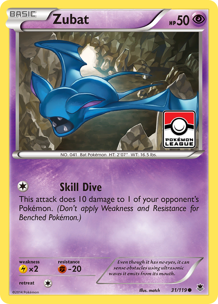 Zubat (31/119) [XY: Phantom Forces] | Deep Dive Games St. Marys