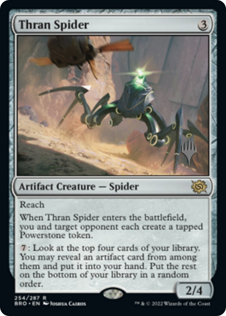 Thran Spider (Promo Pack) [The Brothers' War Promos] | Deep Dive Games St. Marys