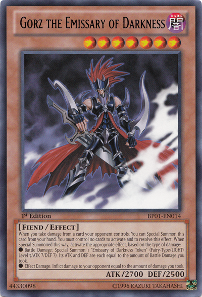 Gorz the Emissary of Darkness [BP01-EN014] Rare | Deep Dive Games St. Marys