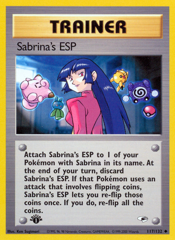 Sabrina's ESP (117/132) [Gym Heroes 1st Edition] | Deep Dive Games St. Marys